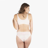 Champagne Pullover Bra - Organic pima cotton & silk