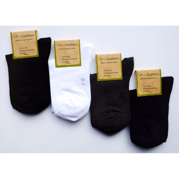 Organic Cotton School Ankle Socks
