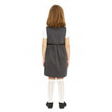 Pinafore with a stylish bow feature and a coconut shell button, Organic Cotton