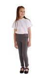 Grey Jersey Organic Cotton School Trousers